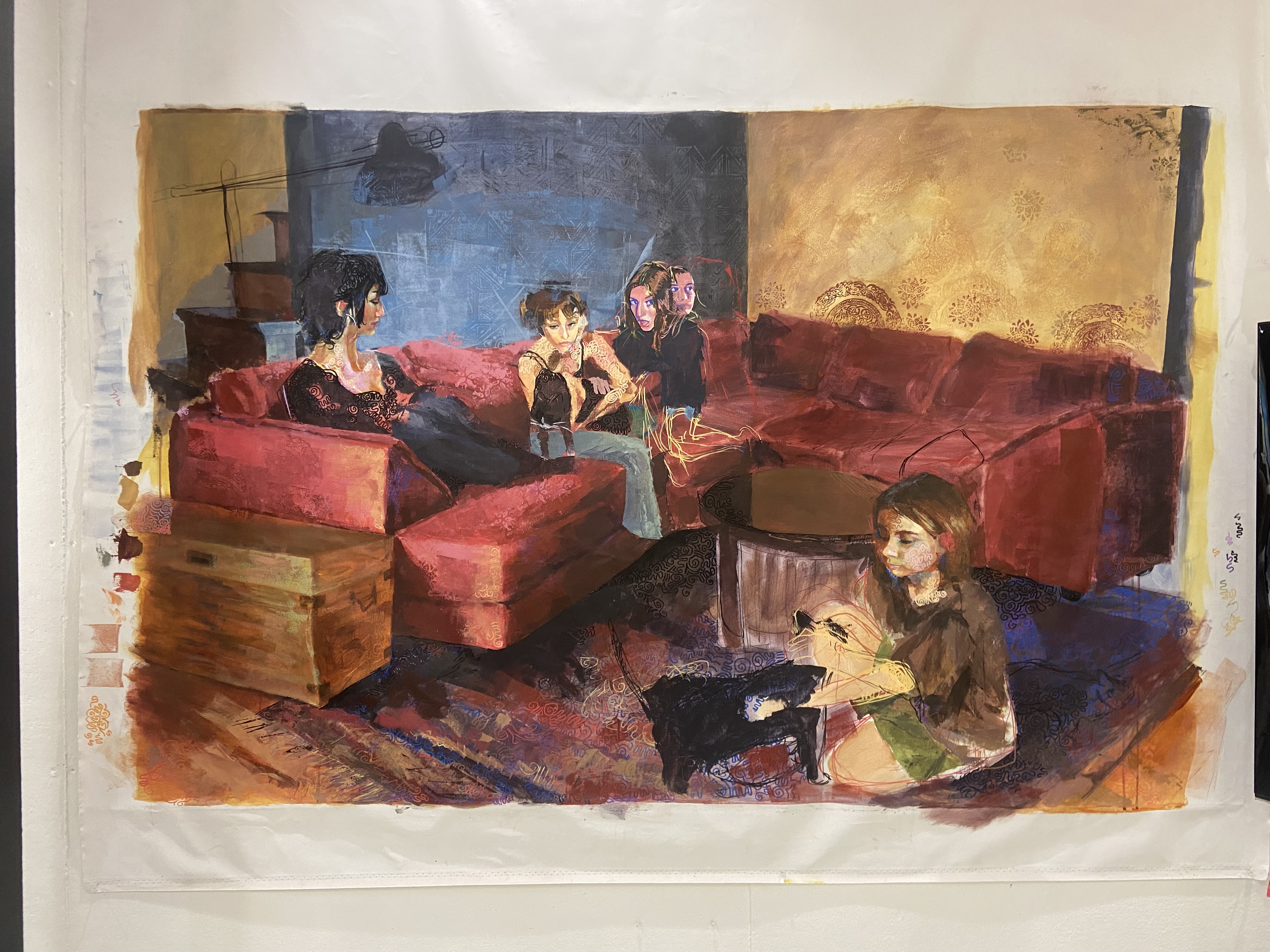 122 x 214 cm, Acrylic on Canvas