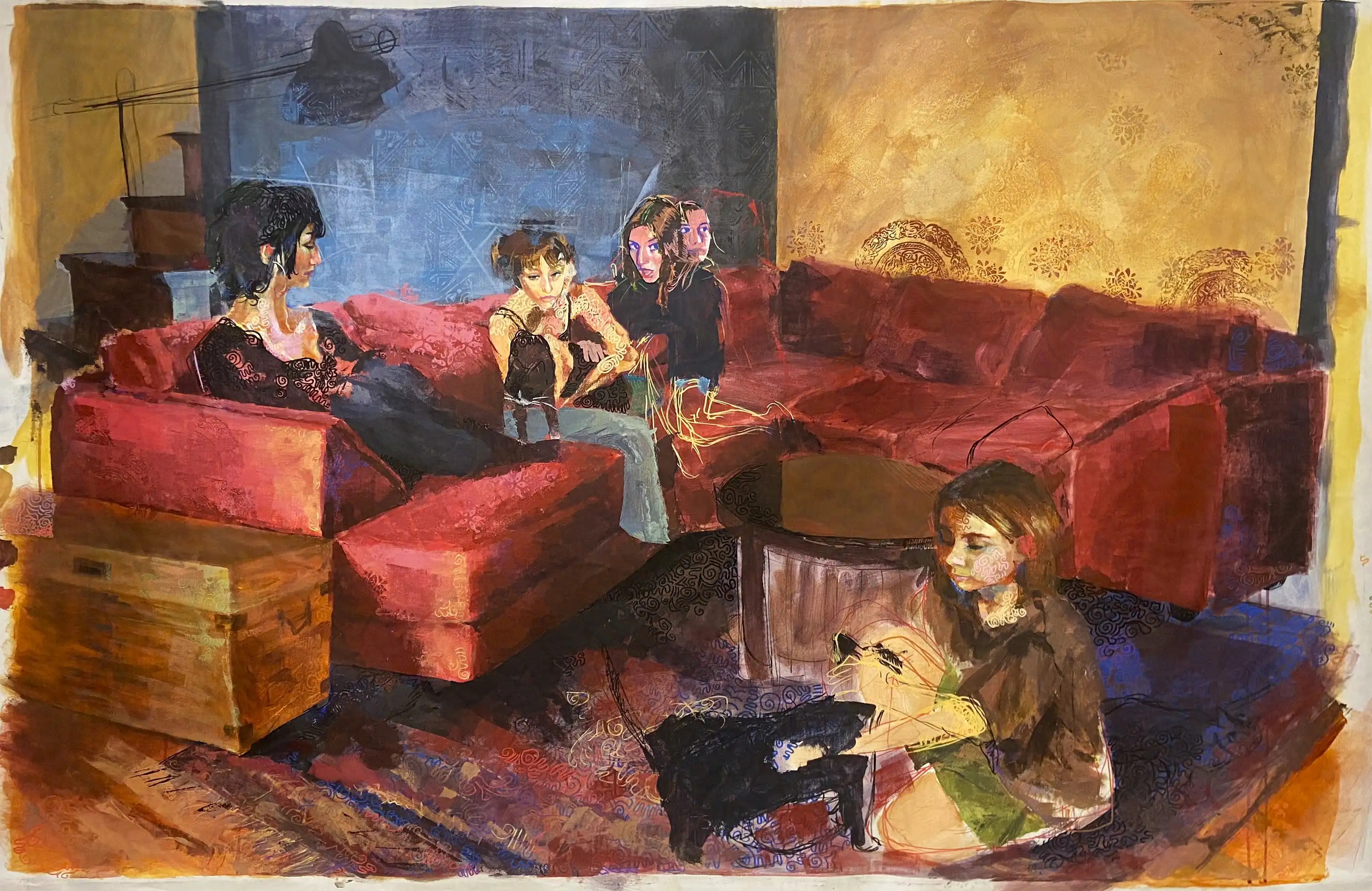 122 x 214 cm, Acrylic on Canvas