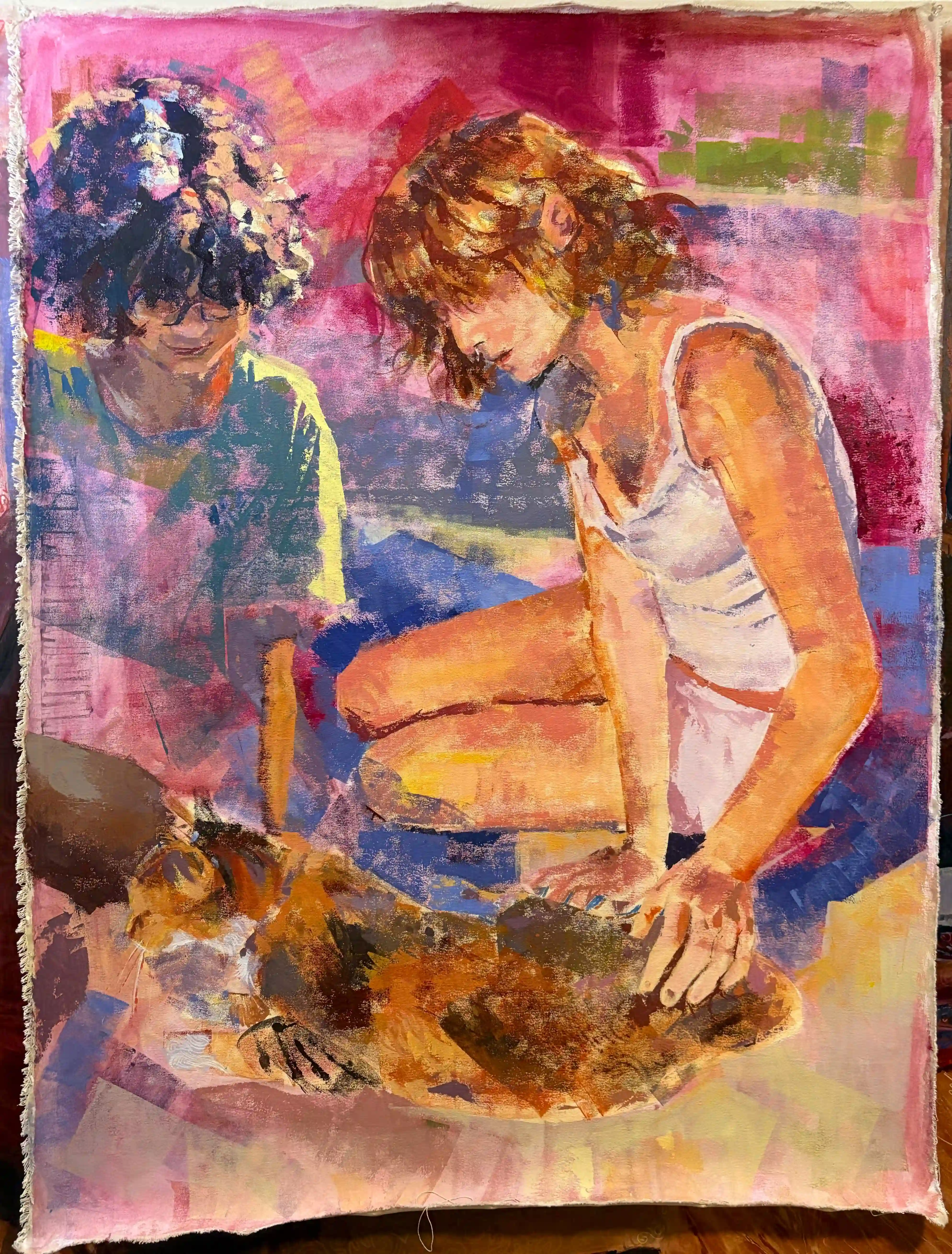 91 x 122 cm, Acrylic on Canvas