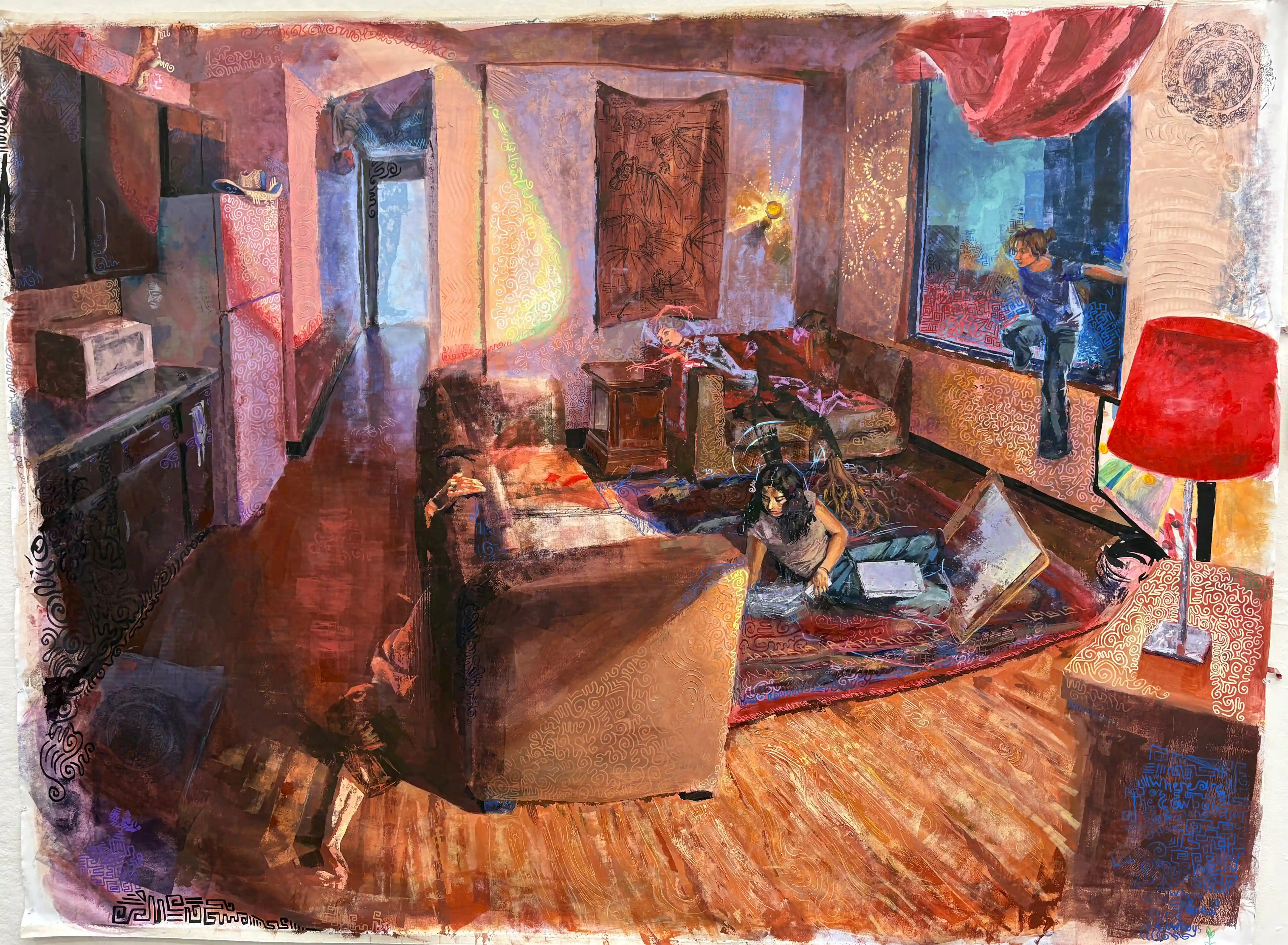 183 x 244 cm, Acrylic on Canvas