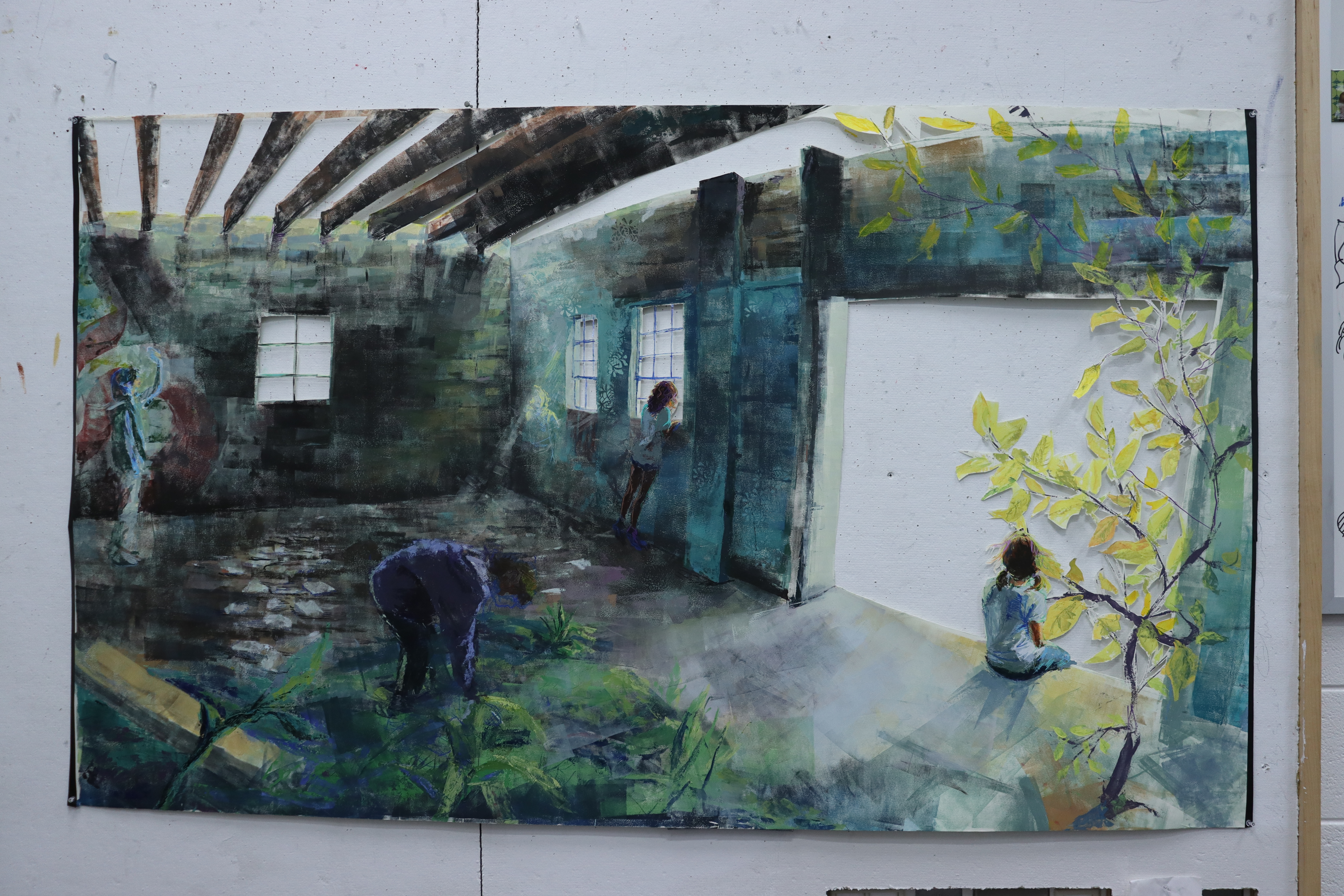 122 x 168 cm, Acrylic on Paper